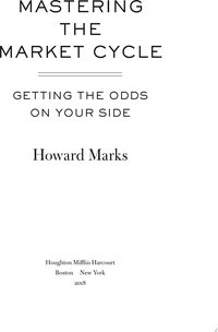 Mastering The Market Cycle